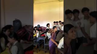 Students rocked teacher shocked 🤣 Unexpected fighting prank our miss 🤣 anguvaanakonilu collegelife [upl. by Ahsinor]