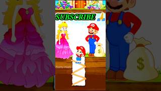 Who would you Love ❤️👨‍👩‍👦if you were Mario ❓shorts animation story mario princess storytime [upl. by Ehttam]