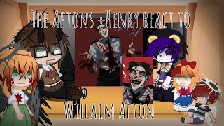 The Afton Family Henry react to William Afton  GCRV  Afton Family  FNAF [upl. by Fidelis]