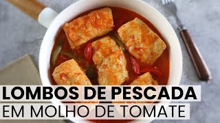 Lombos de pescada em molho de tomate  Food From Portugal [upl. by Sewoll]