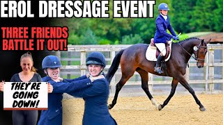 EROLS FIRST DRESSAGE EVENT  COMPETING AGAINST MY FRIENDS  VLOG 111 [upl. by Burkley]