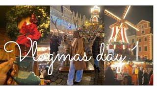 Christmas market in Wroclaw  Vlogmas day 1  vlogmas [upl. by Dyana]