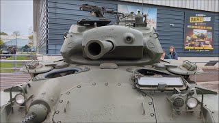 M24 Chaffee Light Tank close up at Tiger Day Spring 2024 including some interior and engine film [upl. by Eelnayr767]