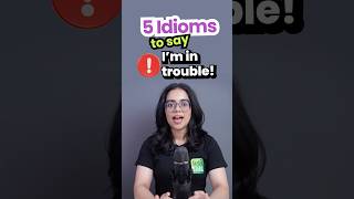 Stop Saying Im in Trouble 😱  5 Smart English Idioms englishidioms advancedenglish ananya [upl. by Kir]