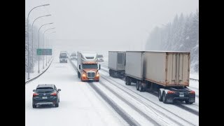 Coldest Air of The Season Plunging SouthHeavy Lake Effect Snow to Worsen [upl. by Bohun137]