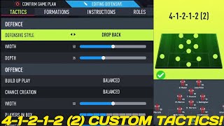 FIFA 22  THE MOST META 41212 2 STARTER CUSTOM TACTICS AND PLAYER INSTRUCTIONS  FIFA 22 [upl. by Oler]