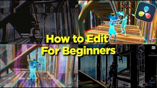 How to Edit a Fortnite Montage like YarnNumby for BEGINNERS  DaVinci Resolve 18 Tutorial [upl. by Aloap]