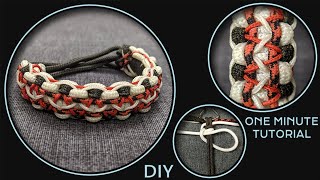 How to Make Paracord Bracelet Tying Lark’s Head Knots [upl. by Sirak894]