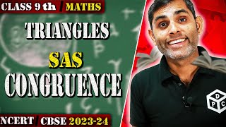 Question Based on SAS CONGRUENCE  TRIANGLESᆞEXAMPLEᆞDPCᆞCLASS 9TH [upl. by Aneger]