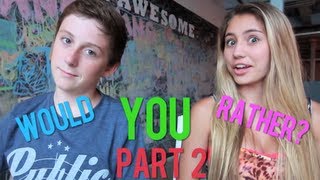 Would You Rather with Lia Marie Johnson [upl. by Anivas]