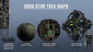 The 8 Main Types Of Borg Spaceships [upl. by Chapel]