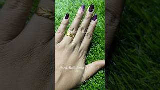 Gel polish on natural nails nailart nails trend trending naildesign diy [upl. by Bahner487]