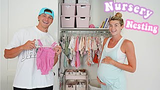 Getting Ready For Baby Nesting and Organizing the Nursery [upl. by Lyndy111]