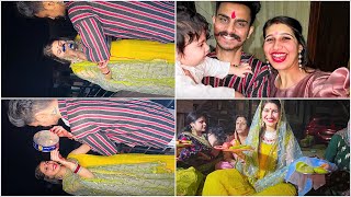 Karwachauth Special Vlog ❤️ Fiona Eni Khush Kde Nhi Dekhi ☺️😍 [upl. by Aric]