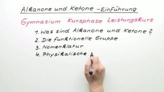 ALKANONE UND KETONE  EINFÜHRUNG  EXPERTENWISSEN  Chemie [upl. by Ammadas]