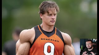 BENGALS FAN REACTS TO JOE BURROW REVEALING HE GAINED 1015 POUNDS OF MUSCLE THIS OFFSEASON [upl. by Kcireddor]