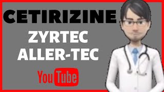 💊What is CETIRIZINE Dosage uses warnings side effects of hydrochloride tablets ZYRTEC💊 [upl. by Modnar]