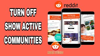 How To Turn Off Show Active Communities On Reddit App [upl. by Refynnej708]