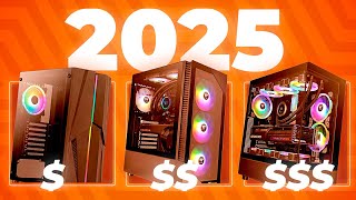 3 PRESUPUESTOS de PC GAMER para 2025 [upl. by Nnitsuj]