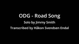 ODG  Road Song Organ Solo Transcription [upl. by Pilif604]