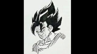 How to Draw Vegito step by step  Easy drawing ideas for beginners anime animedrawing art goku [upl. by Vito822]