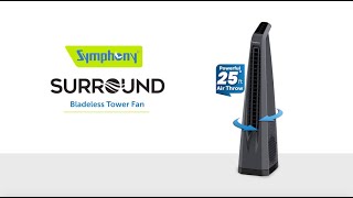 Symphony  Surround Bladeless Tower Fan [upl. by Valora]