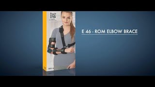 TynorROMELBOWBRACEE46forimmobilizationofelbowandupperlimbfractures720p [upl. by Eggett]