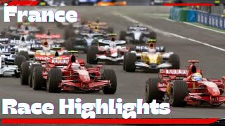 F1 2007 French Grand Prix Extended Highlights Round 8 [upl. by Eciralc189]