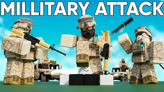 Roblox Script Showcase Episode1837Military Attack [upl. by Goff246]