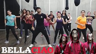 BELLA CIAO  REMYBAND LA CASA DE PAPEL MERENGUE VERSION  DANCE WORKOUT CHOREO [upl. by Wilde]