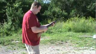 Shooting the Savage Arms 410 break barrel shotgun [upl. by Westlund537]