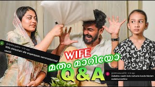 Wifeനെ മതം മാറ്റി😱 Marva എവിടെ QampA [upl. by Defant177]