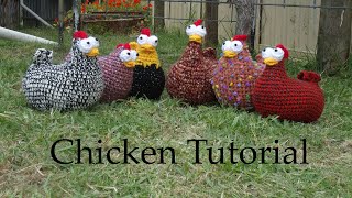 Crochet Chicken Tutorial [upl. by Denna]