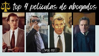 ¡TOP 4 PELÍCULAS DE ABOGADOS ElRincónDeLaOrfandad [upl. by Concepcion]