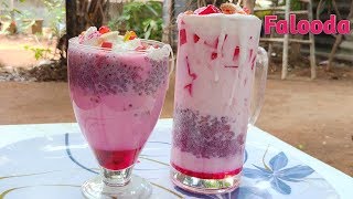 ಒಮ್ಮೆಯಾದರು ಈ ರೀತಿ ಫಲೂದ ಮಾಡಿ  FALUDA RECIPE  FALOODA RECIPE in Kannada  Falooda drink in kannada [upl. by Fang]