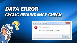 How to Solve Data Error Cyclic Redundancy Check｜CheckFormat the Disk [upl. by Notnats934]