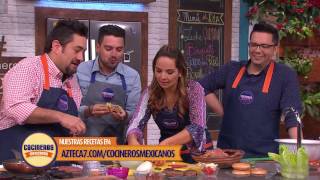 Receta Hamburguesas de donas glaseadas  Cocineros Mexicanos [upl. by Eulalee]