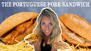 Bifana Showdown Porto vs Lisbon BIFANA Portuguese Pork Sandwich [upl. by Hepsoj]