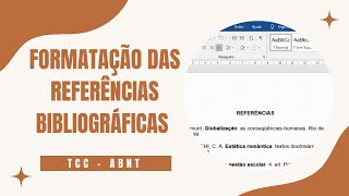 Formatação das referências bibliográficas de acordo com as normas da ABNT [upl. by Wendin859]