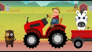 Old Macdonald Had A Farm Nursery Rhyme Kids Songs for Children by ZinZin TV [upl. by Nitas]