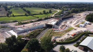 HS2 Construction  Carol Green Rail Underbridge like Bletchley Flyover [upl. by Earb]