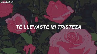 con flores te llevaste mi tristeza con colores [upl. by Ynottirb]