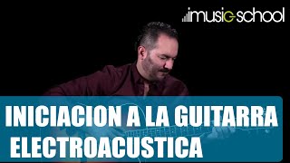 Cómo tocar guitarra electroacústica  para principiantes con Javier Calderón [upl. by Docilla718]