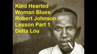 Eric Clapton Kind Hearted Woman Blues Guitar Lesson  Robert Johnson Cover [upl. by Angrist]