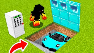 Escondi Meu Carro Embaixo da Terra no Minecraft [upl. by Suhcnip666]