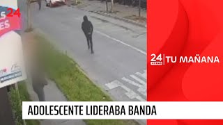 Detienen a adolescente que lideraba banda dedicada a encerronas y portonazos  24 Horas TVN [upl. by Benedix]