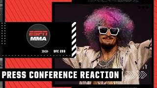 UFC 269 Press Conference Reaction 🍿  ESPN MMA [upl. by Pros]