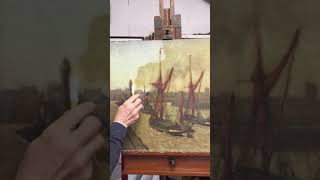 Fine art restoration Time lapse [upl. by Nwatna]