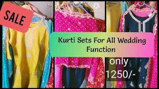 quotStylish 3Piece Kurti Set  SemiParty Wear  Affordable Price Mein Paayequot [upl. by Yllitnahc]