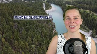 Proverbs 32730 KJV Scripture Songs [upl. by Ahseirej]